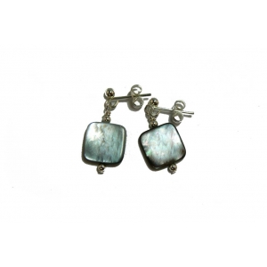 Shiny Black Mother of Pearl Earrings Shiny Black Mother of Pearl Earrings
